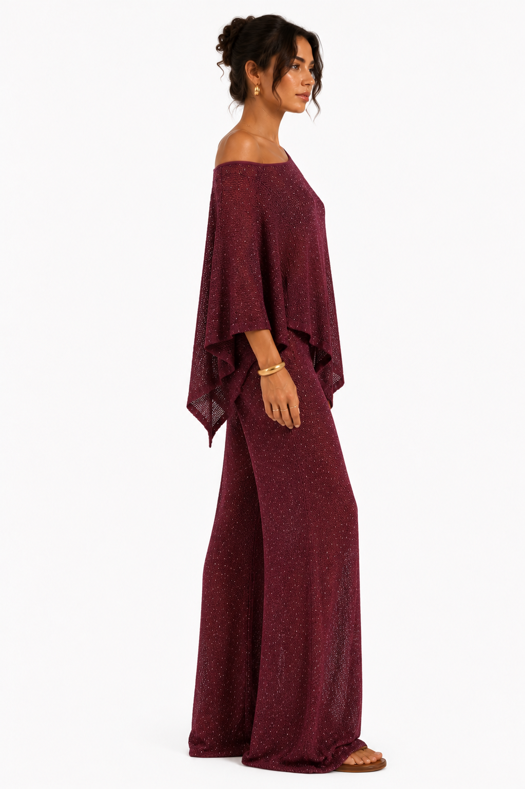 Cherry Muse Cape Set