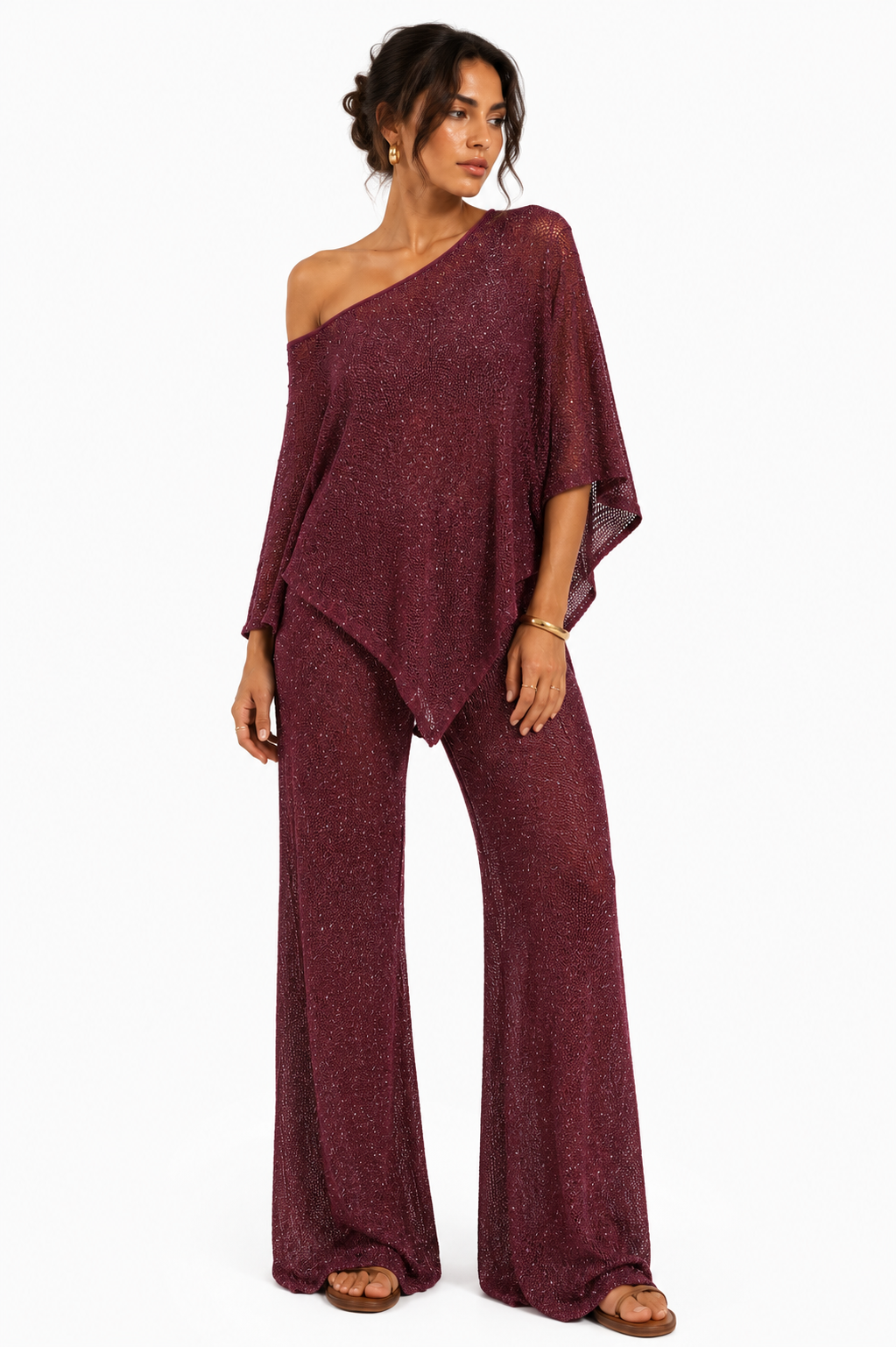Cherry Muse Cape Set