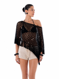 Black-Dune Handmade Knitted Cape (Limited edition)