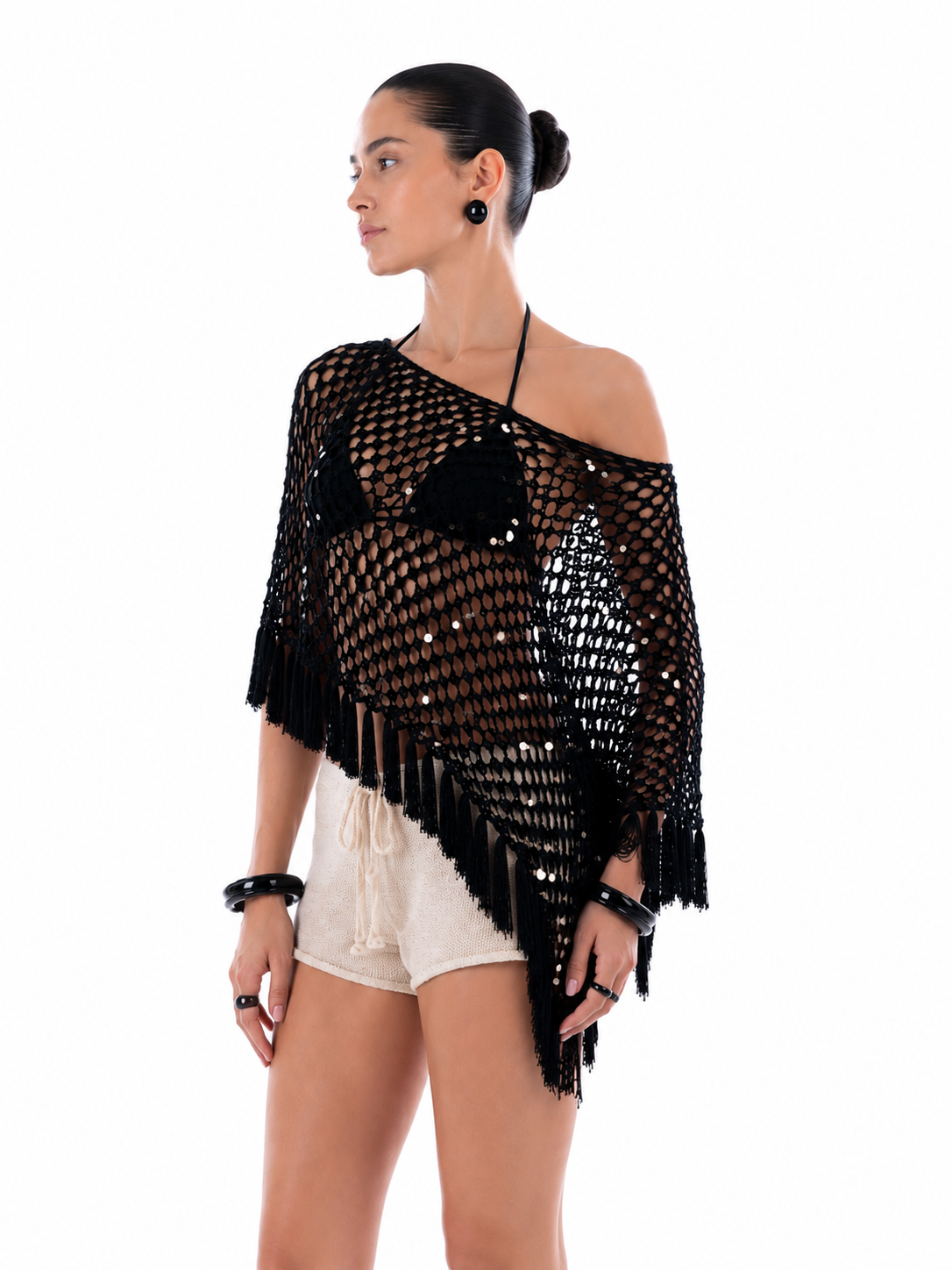Black-Dune Handmade Knitted Cape (Limited edition)