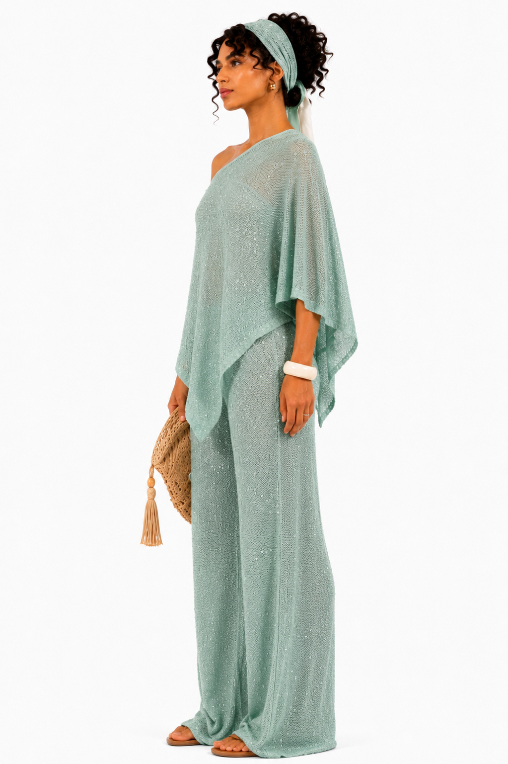 Mint Muse Cape Set