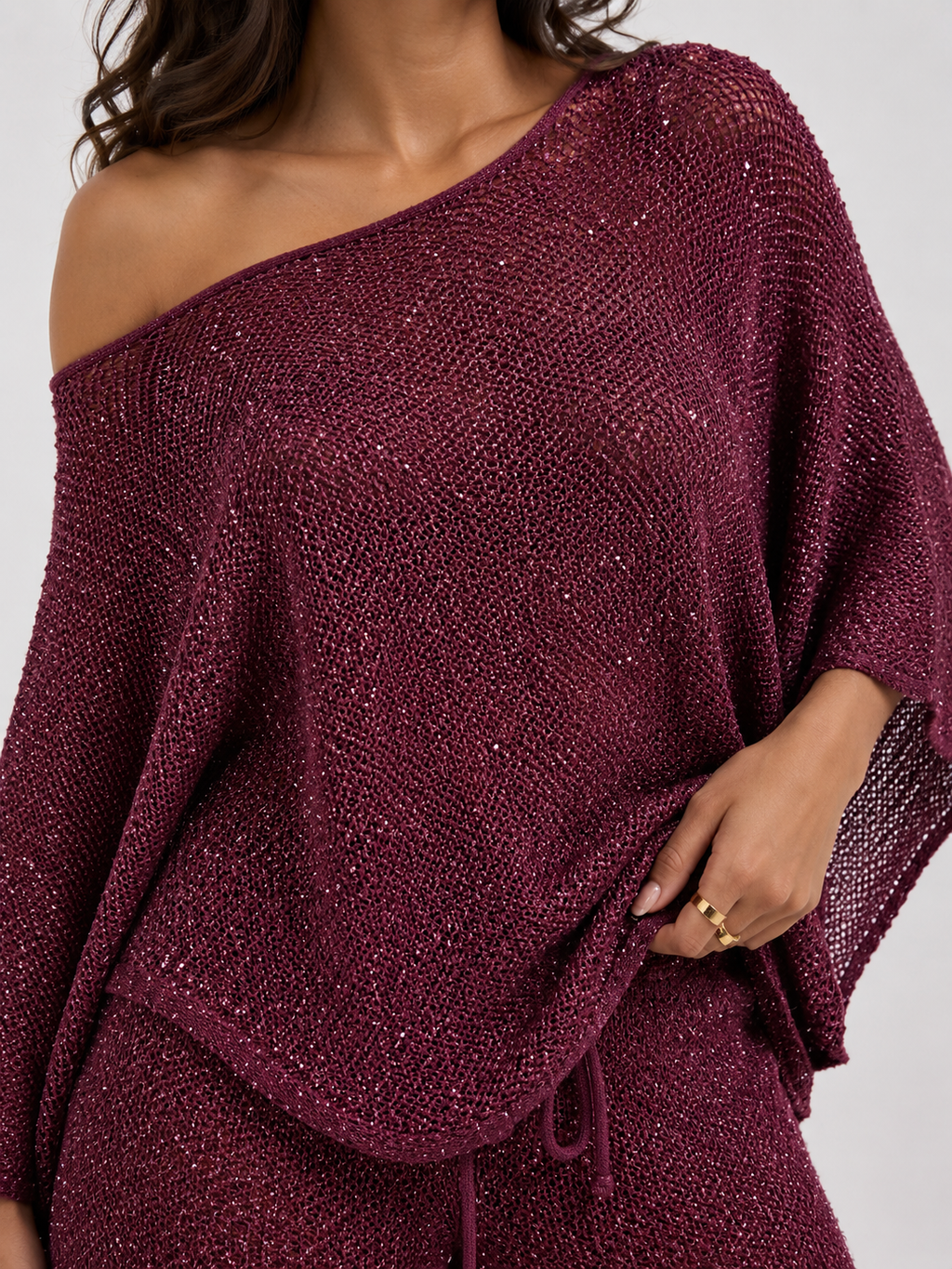 Cherry Muse Cape Set